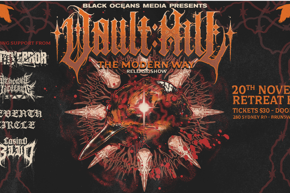 Vault Hill 'The Modern Way' Release Show with Identity Error, I Choose Violence (SA), Seventh Circle and Casino Blvd