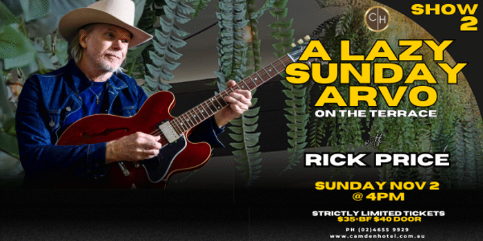 A Lazy Sunday Arvo with Rick Price Show 2