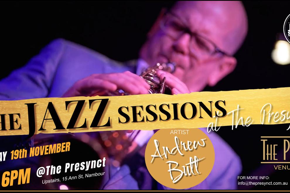 Andrew Butt Trio+ at The Jazz Sessions