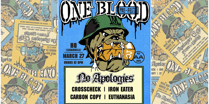 One Blood Festival  All Ages Pre Fest