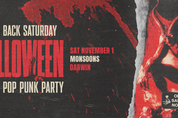 Taking Back Saturday Halloween: Emo & Pop Punk Party - Darwin