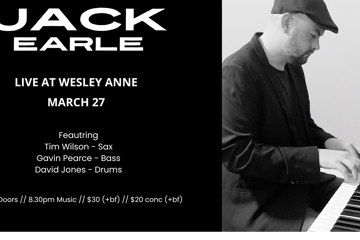 Jack Earle at The Wesley Anne
