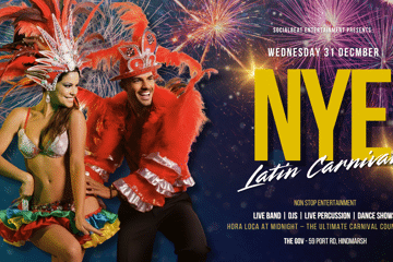 LATINO NYE CARNIVAL 2025 – The Ultimate Tropical Celebration!