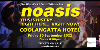 NOASIS - This is hist'ry... right here... right now.