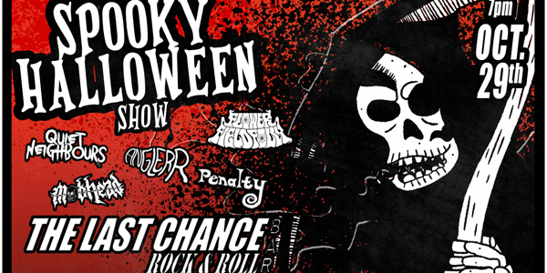 Spooky Halloween Show at Last Chance live at The Last Chance Rock & Roll Bar - Concert poster