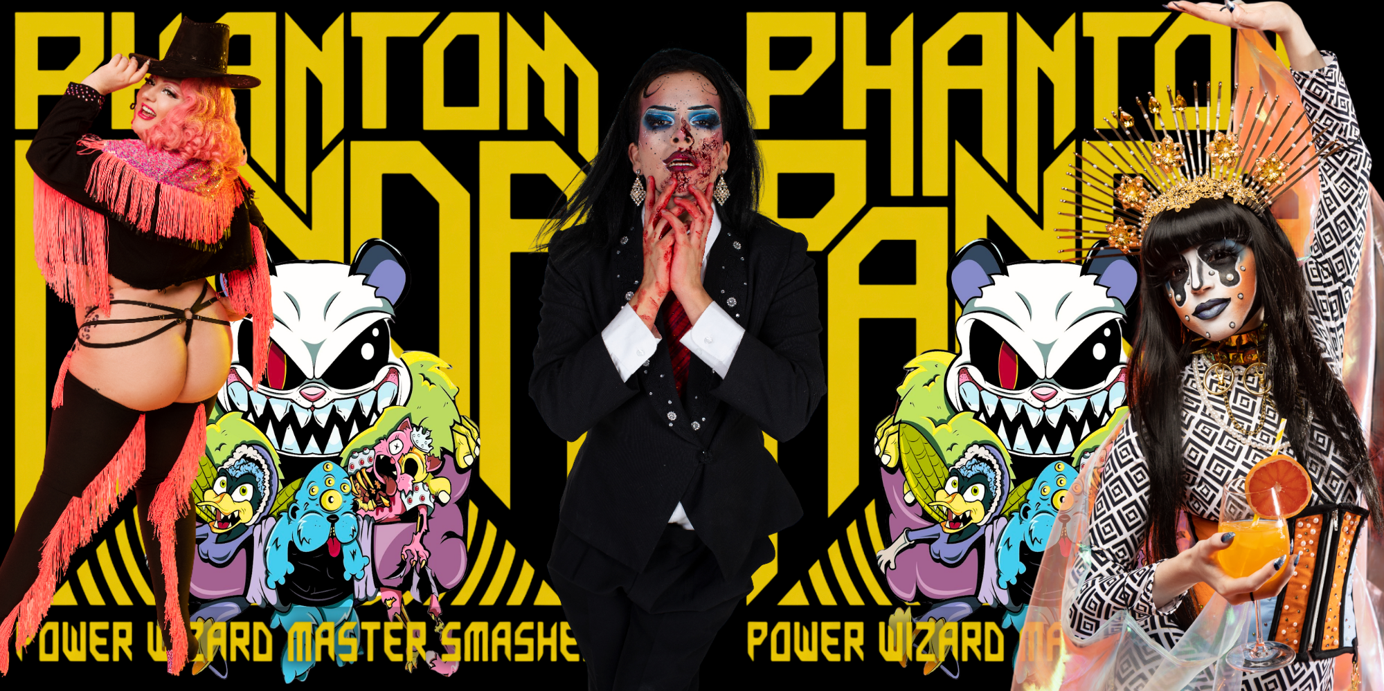 Phantom Panda Power Wizard Master Smasher - 'Mostly Ferocious' Vinyl Release