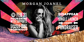 Morgan Joanel 'Disappear' Single Launch + Bushfire Fundraiser
