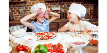 Kids Pizza Making