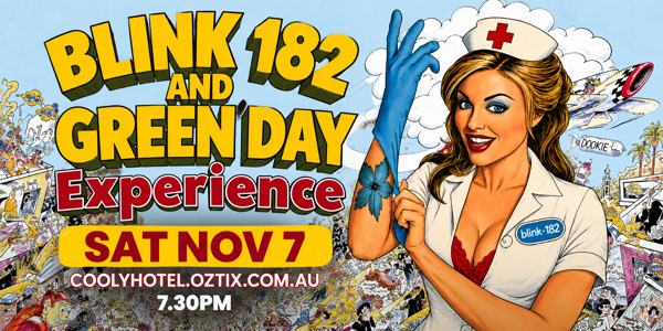 The Blink-182 & Green Day Experience live at The Balcony at Cooly Hotel - Concert poster