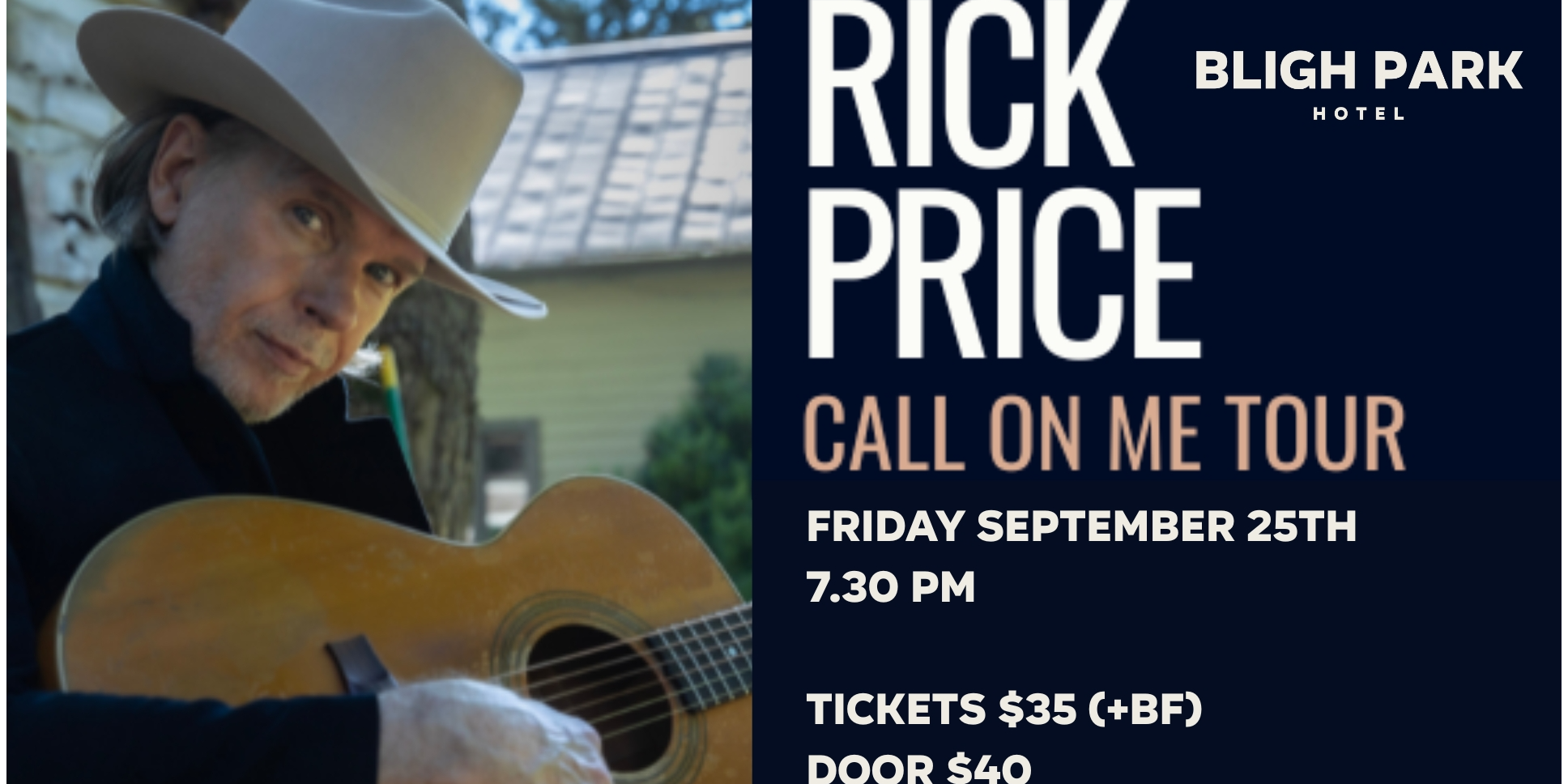 Rick Price 'Call on Me' Tour