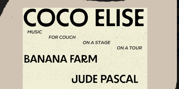 Coco Elise live at Buddy’s Bar Newtown - Concert poster