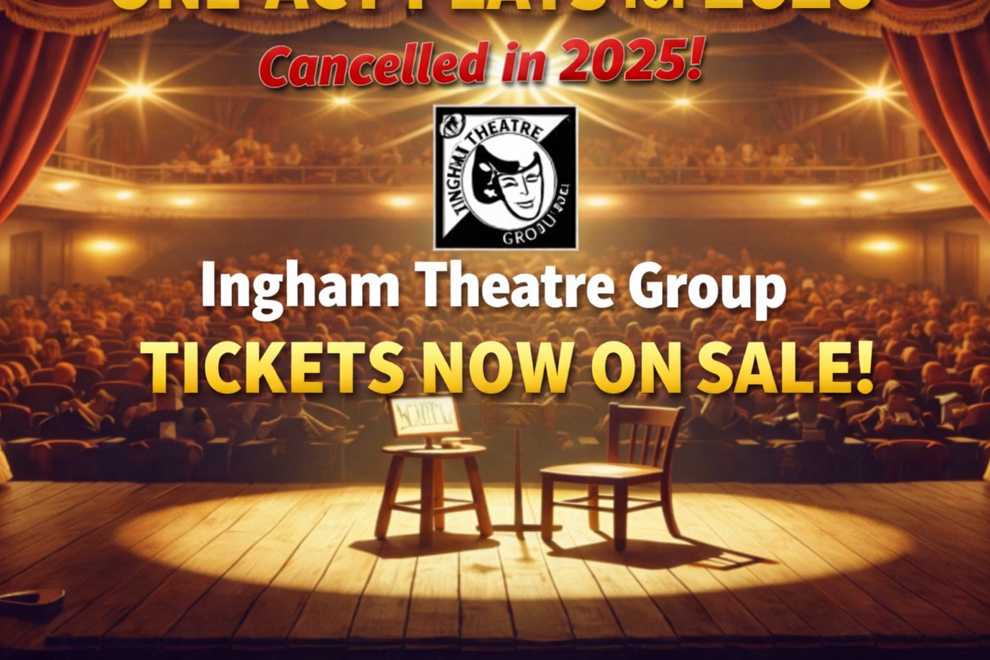 Saturday Matinee performance of "In Good Audience" - Ingham Theatre Group One Act Plays