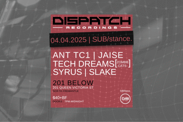 SUB/Stance022 - Dispatch Recordings feat. ANT TC1