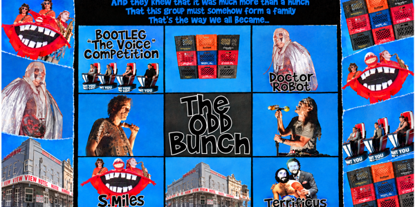 The Odd Bunch with Terrificus, Doctor Robot and S.Miles live at Botany View Hotel - Concert poster