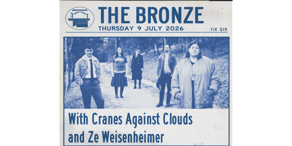 The BRONZE w/ Cranes Against Clouds & Ze Wisenheimer