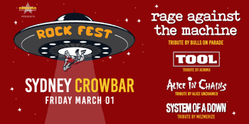 Rock Fest Tribute - Rage Against The Machine / Tool / Alice In Chains / SOAD