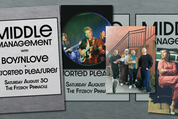 Middle Management + friends at The Pinny