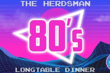 80's Party Long Table Dinner