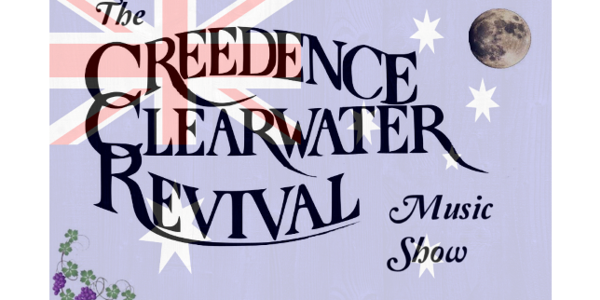 The Creedence Clearwater Revival and Jimi Hendrix music show live at The Shed at Banana Bender Pub - Concert poster
