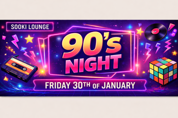 90’s Night at Sooki Lounge