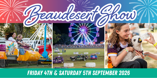 Beaudesert Show 2026 live at Beaudesert Showgrounds - Concert poster