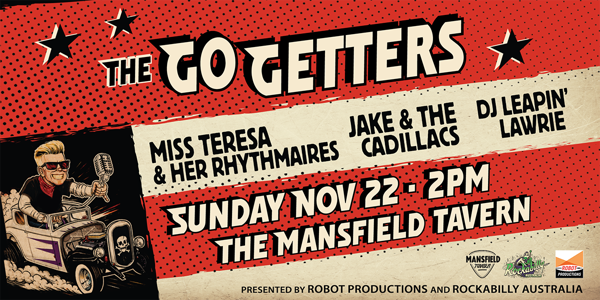 The Go Getters (Swe) live at Mansfield Arena - Concert poster
