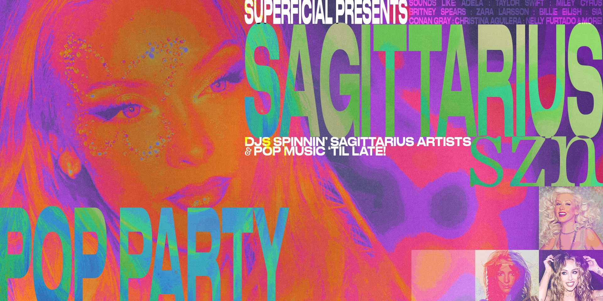 SZN Pop Party: Sagittarius Edition - Perth