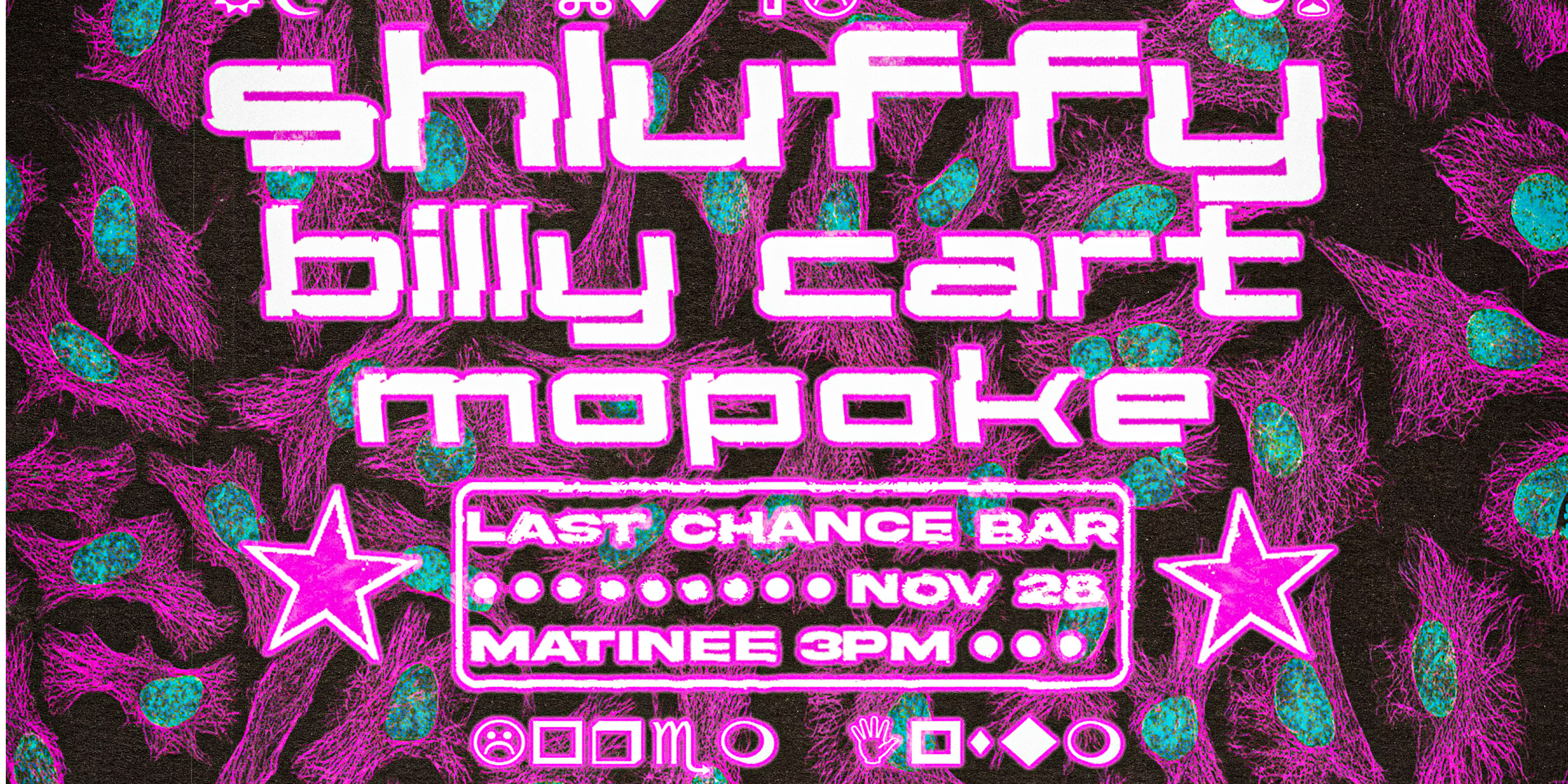 SHLUFFY (NSW) // BILLY CART // MOPOKE (NSW)