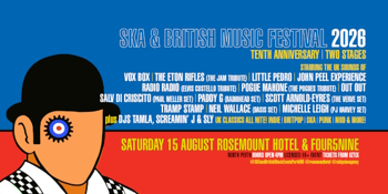 SKA & BRITISH MUSIC FESTIVAL 2026 | TENTH ANNIVERSARY | PERTH