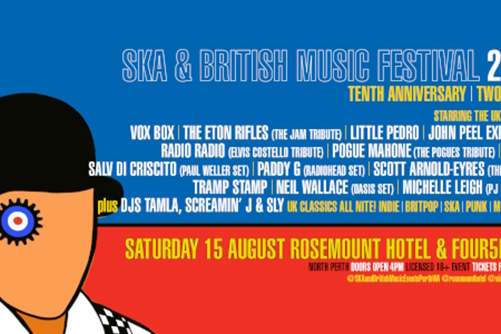 SKA & BRITISH MUSIC FESTIVAL 2026 | TENTH ANNIVERSARY | PERTH