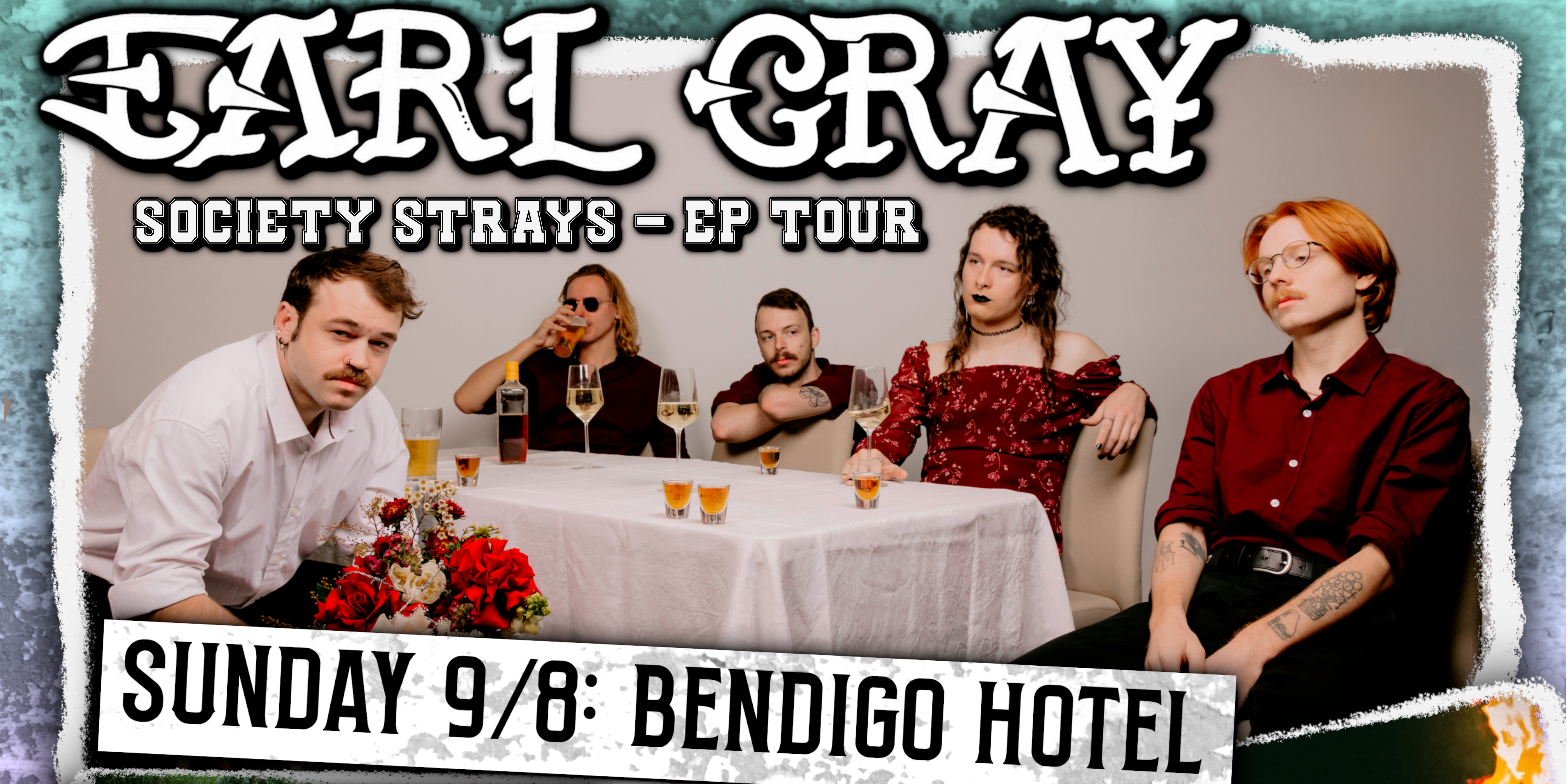 Earl Gray: Society Strays EP Tour! With Second Hand High, Vollie, and The Dropkicks.