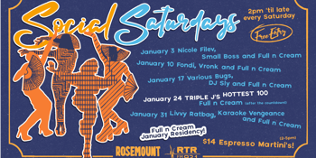 Rosemount Hotel X RTRFM Social Saturdays December