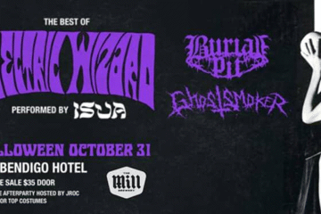 HALLOWEEN AT THE BENDIGO HOTEL - THE BEST OF ELECTRIC WIZARD PERFORMED BY ISUA WITH GUESTS BURIAL PIT AND GHOSTSMOKER