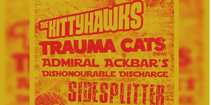 The Kittyhawks, Trauma Cats (NSW), Admiral Ackbar's Dishonourable Discharge, and Sidesplitter.