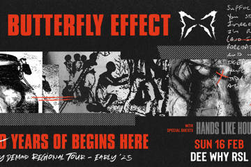 The Butterfly Effect - "Begins Here" 21st Anniversary Regional Tour