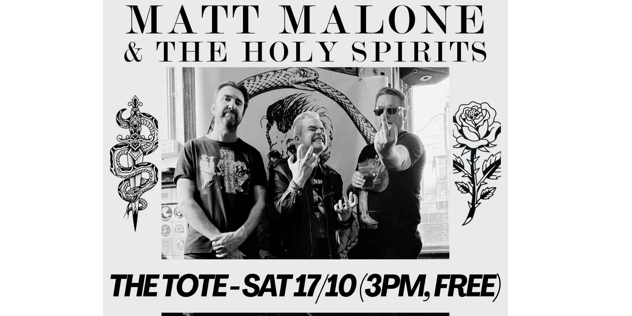 MATT MALONE & THE HOLY SPIRITS