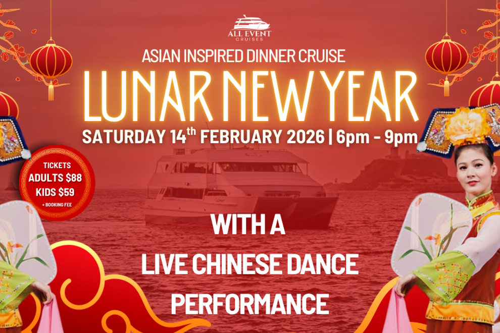 Lunar New Year Cruise | Asian Inspired Dinner | Newcastle Harbour