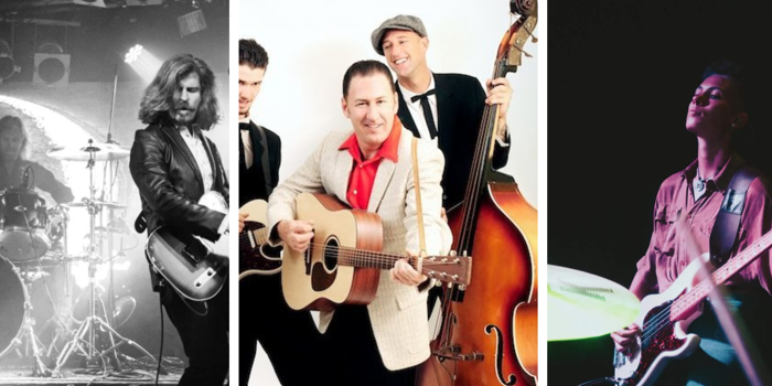 Los Removalists, Johnny Law & The Pistol Packing Daddies, Romy B Band