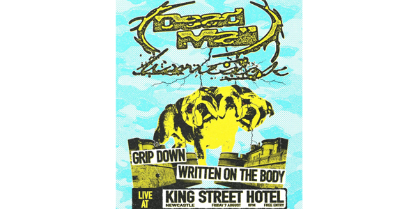Dead Mall and Homesick live at King Street (Newcastle) - Concert poster