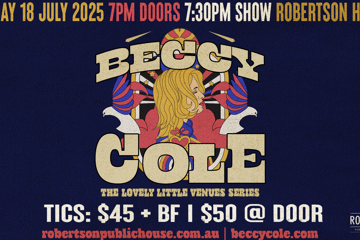 Beccy Cole | Lovely Little Venues Tour