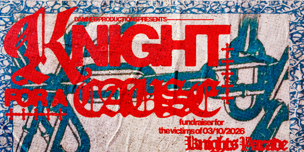KNIGHT FOR A CAUSE - Fundraiser live at The Hamilton Station Hotel - Concert poster