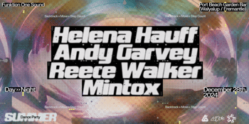 Helena Hauff | Andy Garvey | Reece Walker | Mintox presented by Backtrack x Move x Step Count