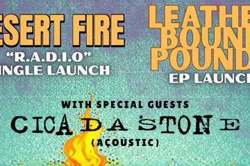 DESERT FIRE / LEATHER BOUND POUNDS - DOUBLE LAUNCH