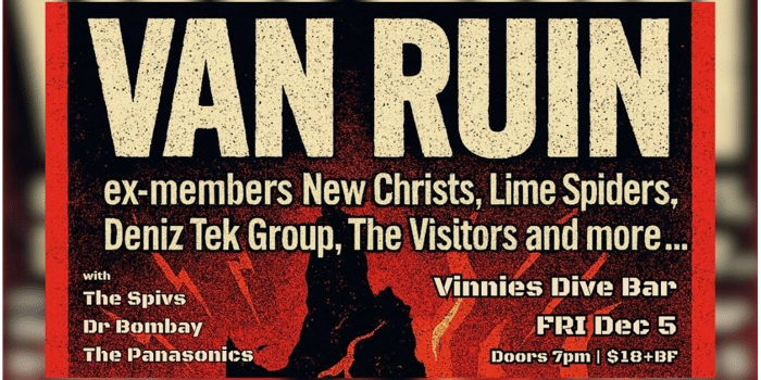Van Ruin live at Vinnies!
