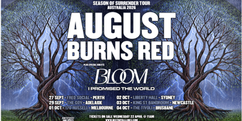August Burns Red 'Season Of Surrender' Aus Tour 2026
