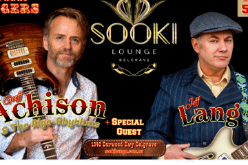 Geoff Achison & The Algo-Rhythms with special guest Jeff Lang