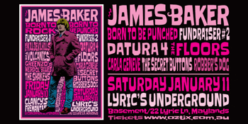 Born To Rock! Born To Be Punched! - James Baker Fundraiser (Perth)