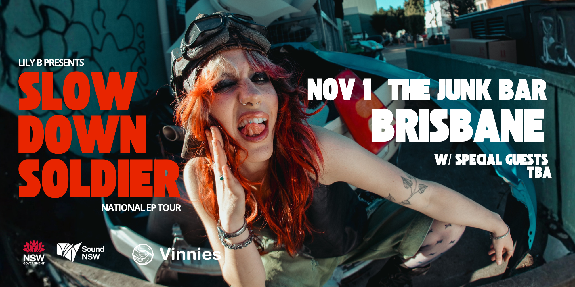 LILY B 'SLOW DOWN SOLDIER' EP TOUR