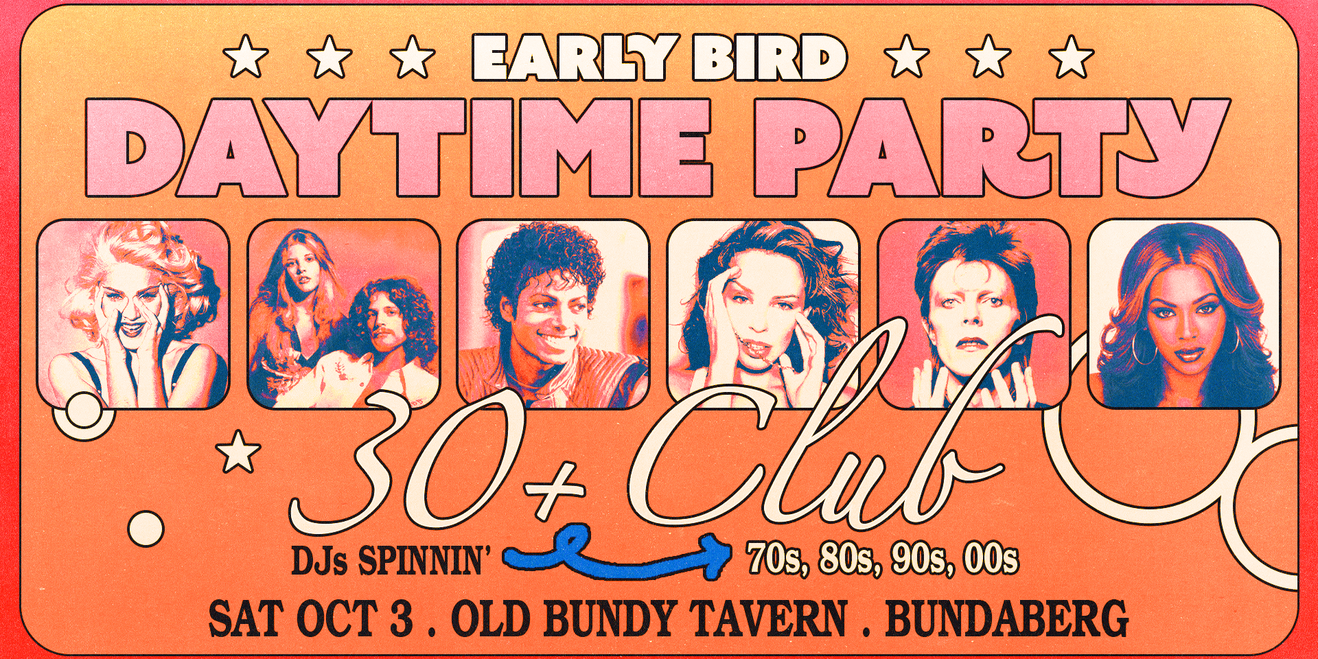 Early Bird: Daytime Clubbing for the 30+ Partygoer - Bundaberg