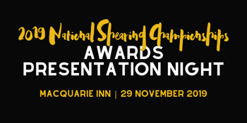 2019 National Shearing Championship Presentation Awards Night